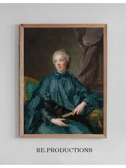 Постер Portrait of Marie Rose Larlan - Jean-Marc Nattier