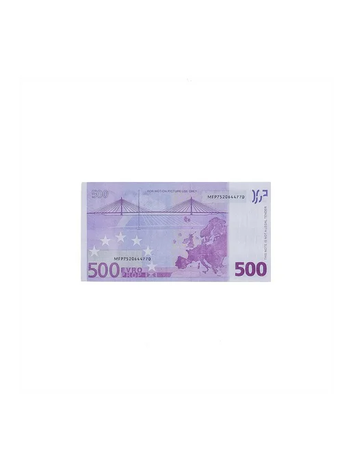 Дон Баллон 1упак. Деньги для выкупа, 500 Евро, 16*8,2 см, 80 шт, 16x8.2 см, 80 шт, фото 2