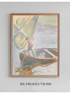 Постер Boy and Sail - Magnus Enckell