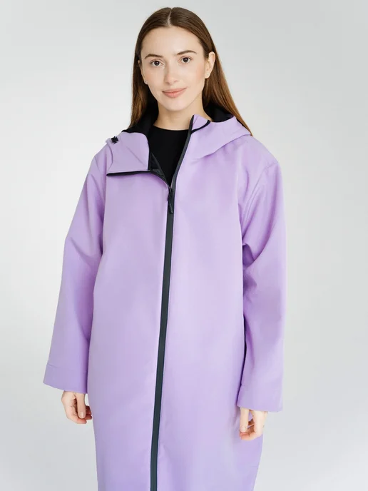 FROST Siberian Wear Демисезонный плащ Софтшелл, фиолетовый, фото 2