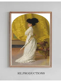 Постер Portrait of Yole Biaggini - Vittorio Matteo Corcos