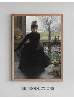 Постер An Elegant Lady - Vittorio Matteo Corcos