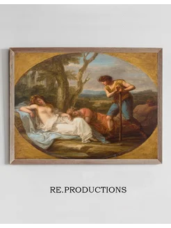 Постер Cimon and Iphigenia - Angelica Kauffmann