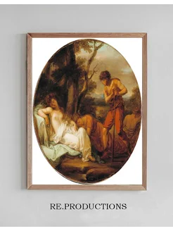 Постер Cymon and Iphigenia - Angelica Kauffmann