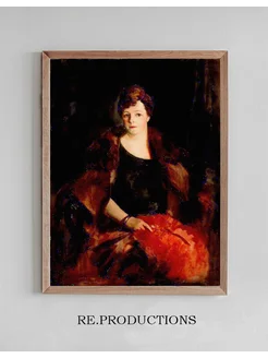 Постер Portrait of Mrs. William Preston - Robert Henri