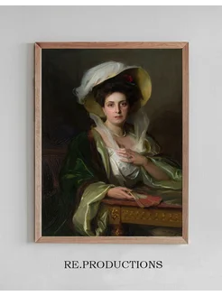 Постер Portrait of a lady in a - Philip Alexius de László