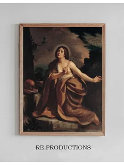 Постер Penitent Magdalene - Guercino