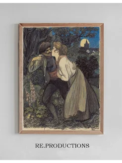 Постер In Love (Amoureux) - Théophile Alexandre Steinlen