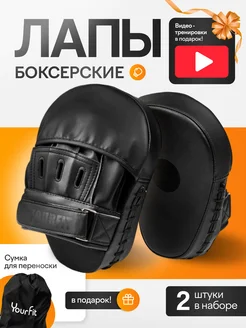 Лапы боксерские 2 шт, для бокса YourFit 273810317 купить за 2 117 ₽ в интернет-магазине Wildberries