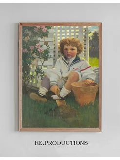 Постер The Little Gardener - Jessie Willcox Smith