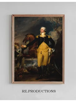 Постер George Washington before the Battle - John Trumbull