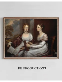 Постер The Misses Mary and Hannah Murray - John Trumbull