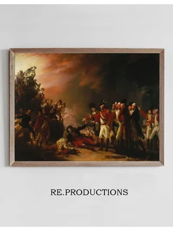 Постер The Sortie Made by the Garrison of - John Trumbull