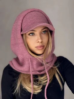 Капор женский вязаный повязка на голову с козырьком КО-КО 273855867 купить за 2 545 ₽ в интернет-магазине Wildberries