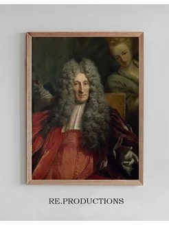 Постер Portrait de Charles - Nicolas de Largillière