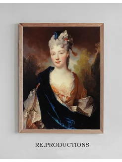 Постер Portrait présumé de Madame - Nicolas de Largillière