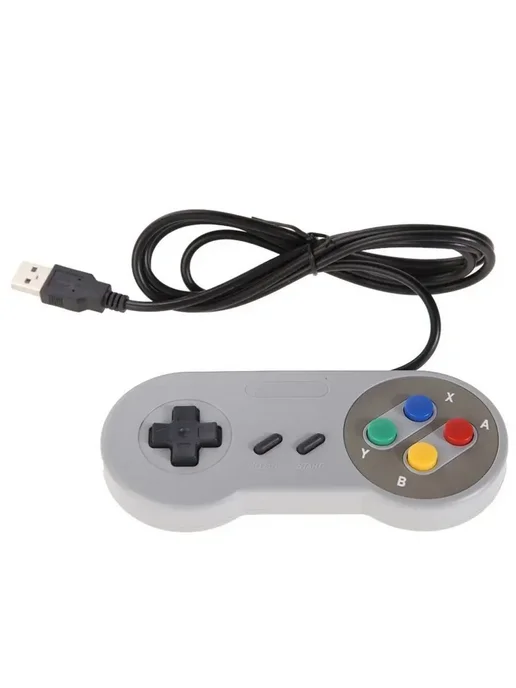 Dexgame Джойстик для ПК и Nintendo SNES, проводной, серый, фото 3