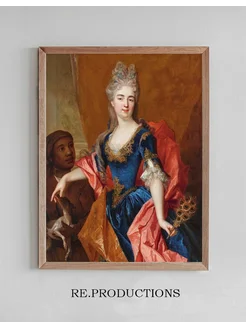 Постер Portrait of a lady - Nicolas de Largillière