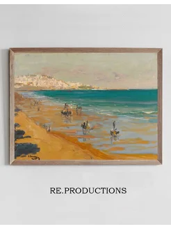 Постер The Beach, Tangier - Sir John Lavery