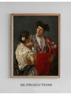 Постер Offering the Panal to the Bullfighter - Mary Cassatt