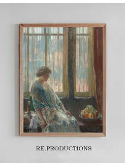 Постер The New York Window - Childe Hassam