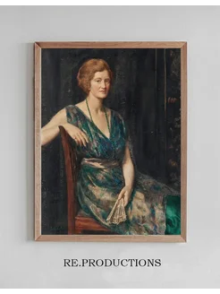 Постер Portrait of a lady, thought to be - John Collier