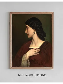 Постер Portrait of Nanna Risi - Anselm Feuerbach