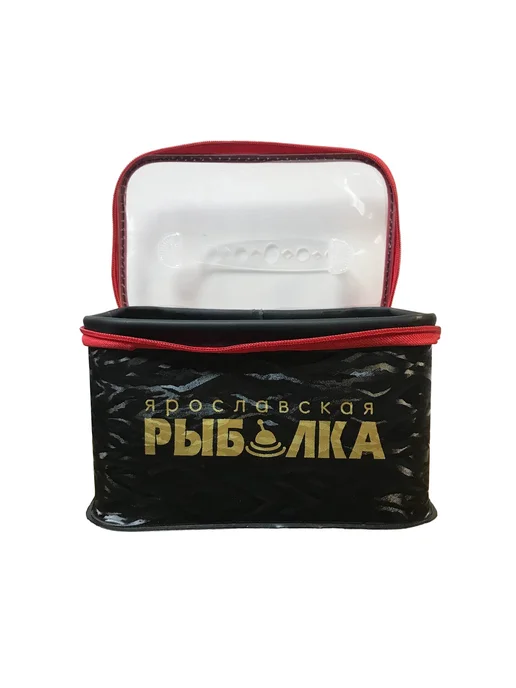 Ярославская рыбалка Сумка малая 3 литра непромокаемая для прикормки, кан, черный, фото 8