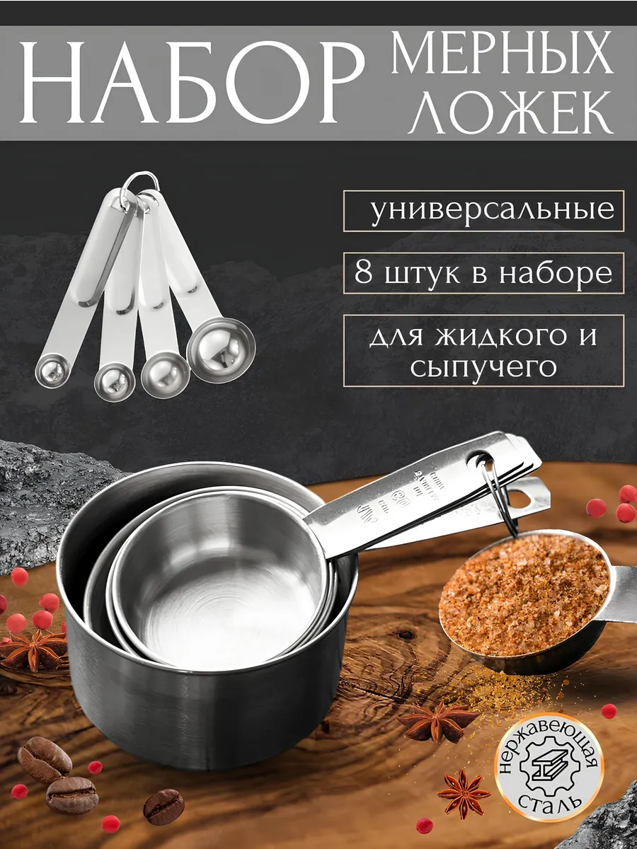 Мерные ложки набор,...