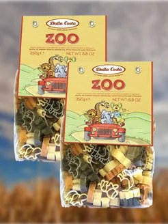 Макароны Zoo с томатами и шпинатом, 250 г