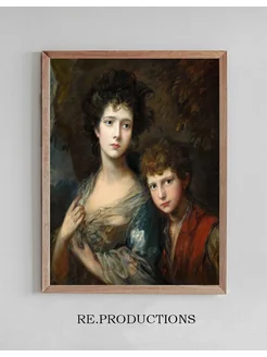 Постер Elizabeth And Thomas Linley - Thomas Gainsborough