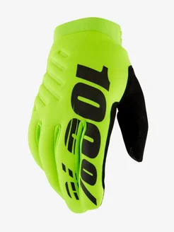 Мотоперчатки 100% Brisker Glove Fluo Yellow Black