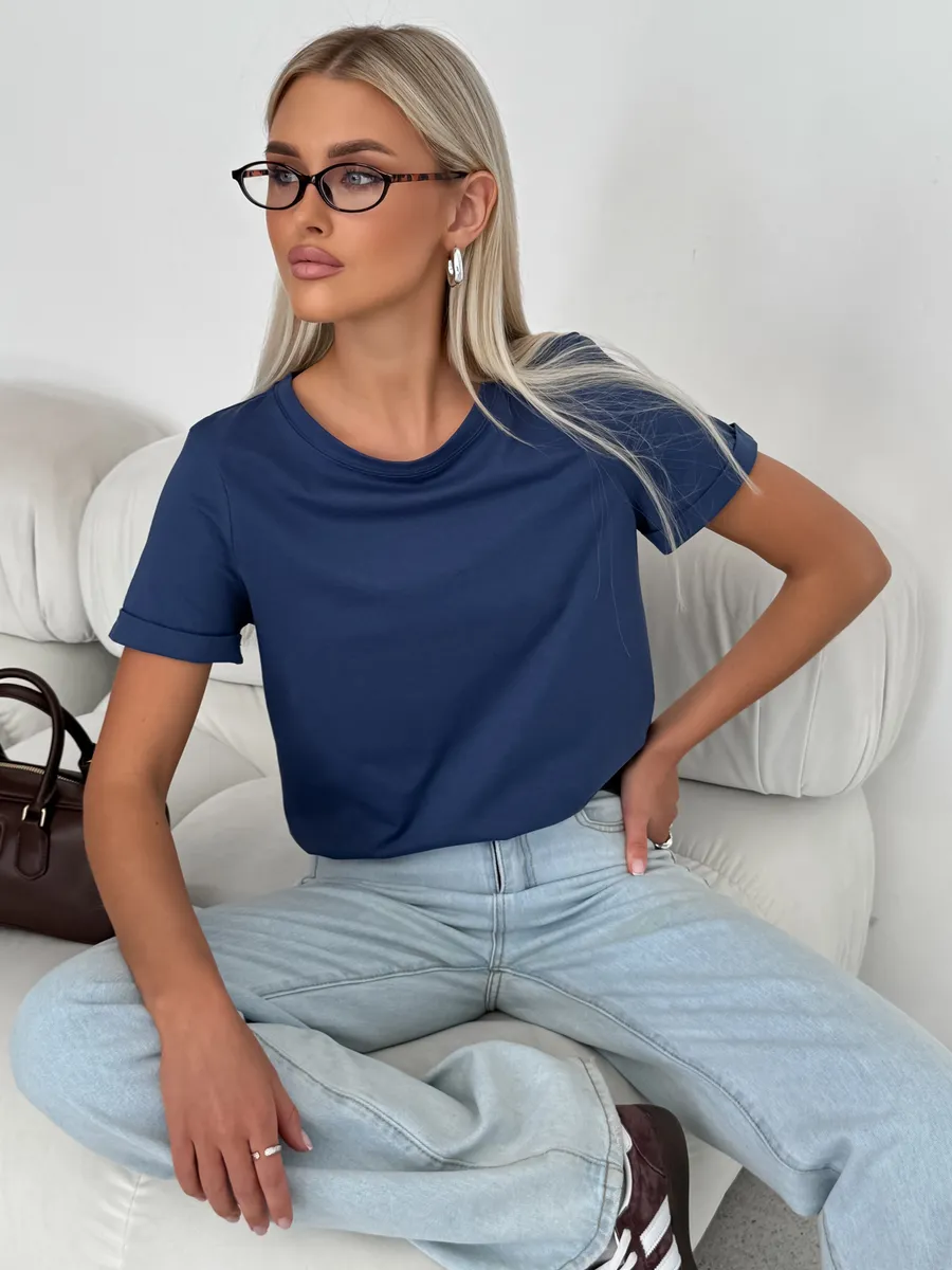 Футболка базовая однотонная