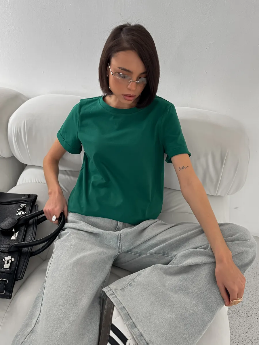 Футболка базовая однотонная