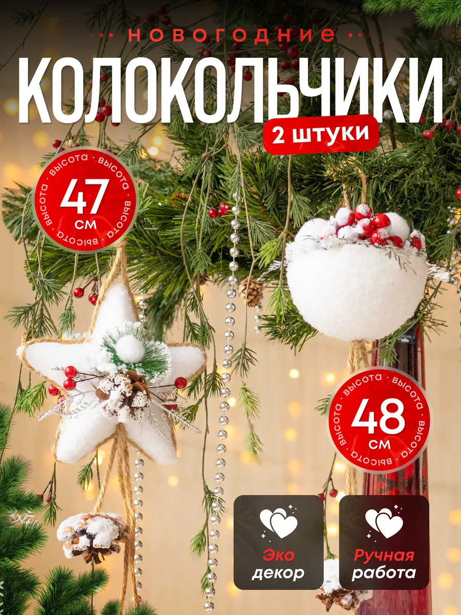 Елочные игрушки Звезда и...