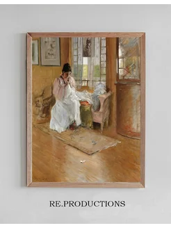 Постер For the Little One - William Merritt Chase