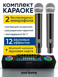 Караоке система Комплект из микшера и микрофонов your_bunny 274219310 купить за 7 395 ₽ в интернет-магазине Wildberries