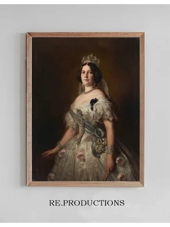 Постер Isabella, Queen of Spain - Franz Xaver Winterhalter