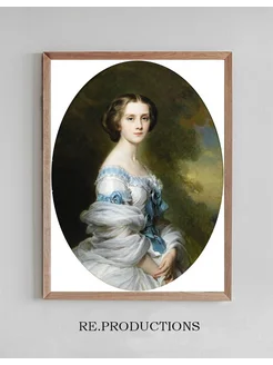 Постер Portraitof Mélanie de - Franz Xaver Winterhalter