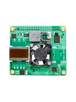 Плата расширения Raspberry Pi PoE+ HAT