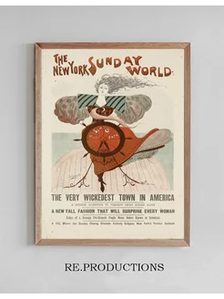 Постер The New York Sunday world - Ernest Haskell