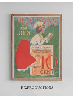 Постер Pearsons for July - Ernest Haskell