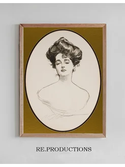 Постер Gibson Girl - Charles Dana Gibson