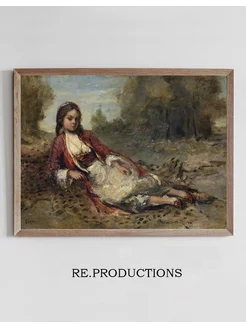 Постер Algérienne - Jean-Baptiste-Camille Corot