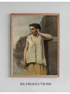 Постер The Muse-History - Jean-Baptiste-Camille Corot