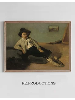 Постер Italian Peasant Boy - Jean-Baptiste-Camille Corot