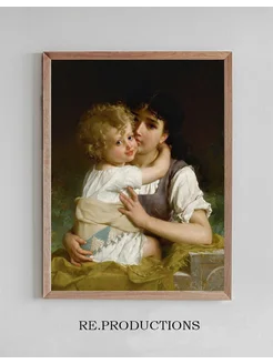 Постер Maternal Affection - Émile Munier