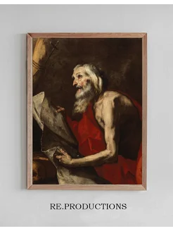 Постер Saint Jerome - Jusepe de Ribera