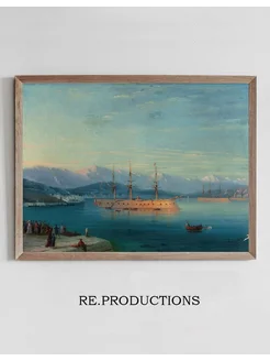 Постер French Ships - Ivan Konstantinovich Aivazovsky