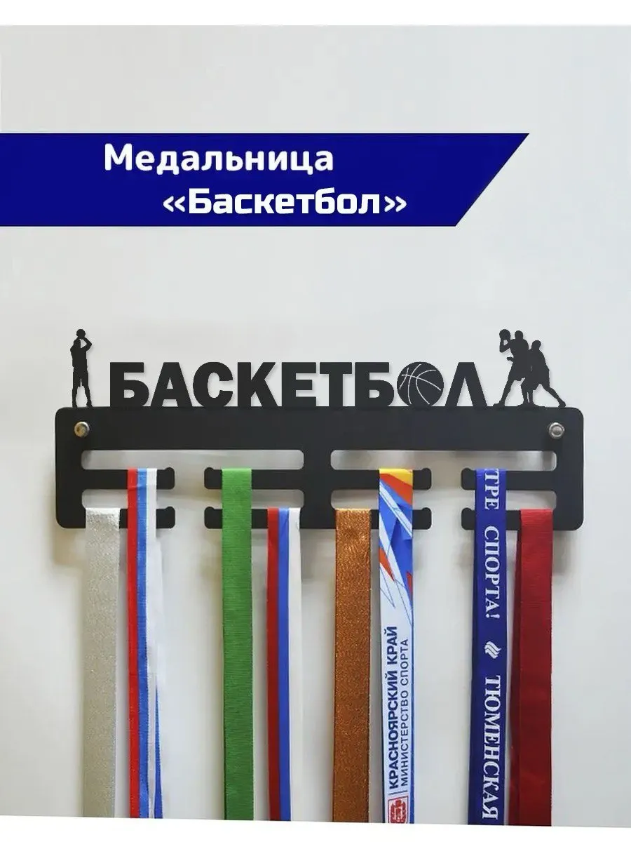 Медальница металлическая Баскетбол